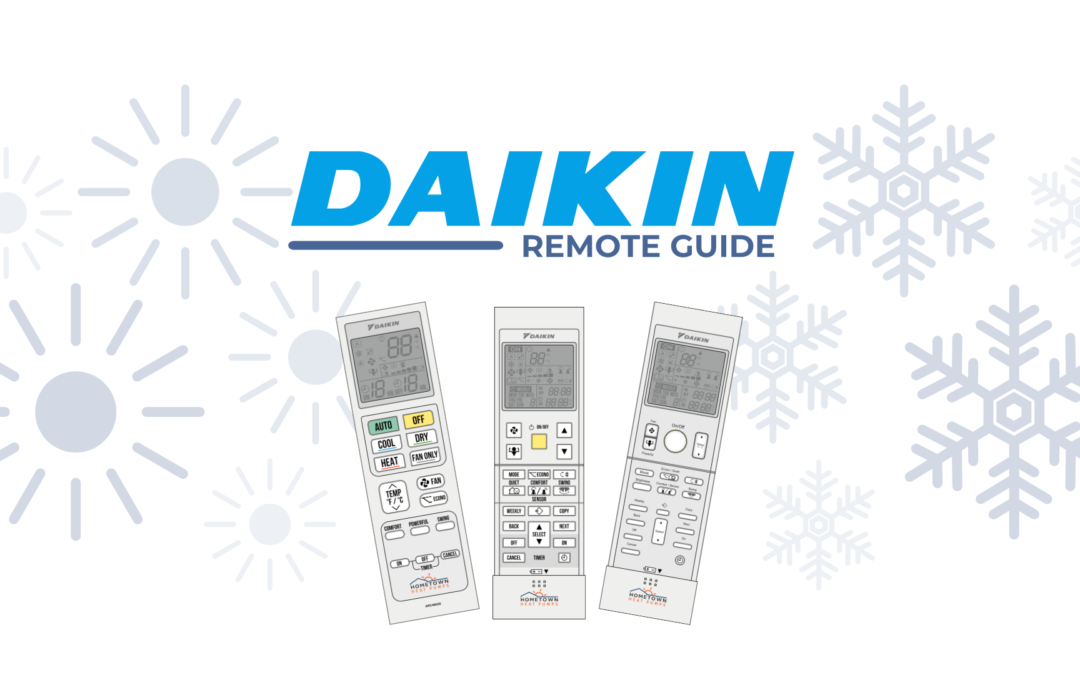 Daikin Heat Pump Remote Guide